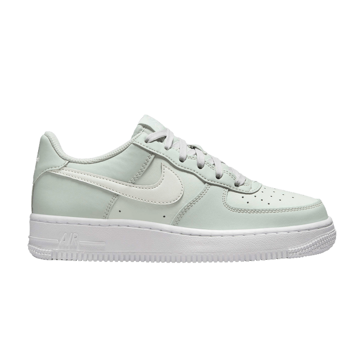Nike Air Force 1 GS 'Light Silver' — Light Silver/Spruce Aura/White/Sail