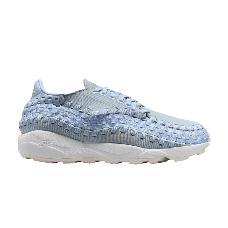 Nike Wmns Air Footscape Woven 'Washed Denim' — Denim/Wheat Gold/Ice Blue/White/Summit White
