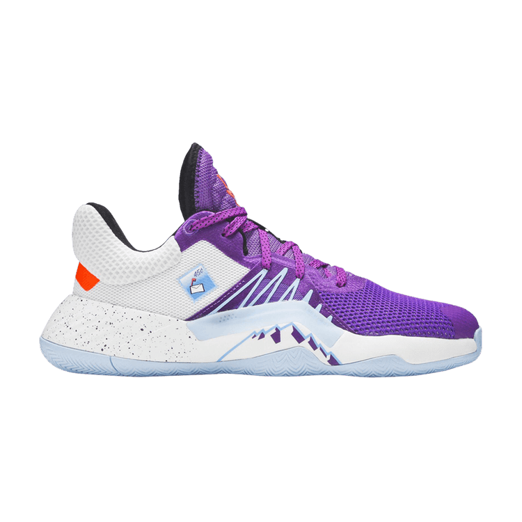 adidas D.O.N. Issue #1 'Mailman' — Active Purple/Footwear White/Glow Blue