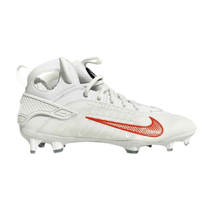 Nike Huarache 9 Elite Mid LAX TB 'White Light Crimson' — White/Light Crimson/White