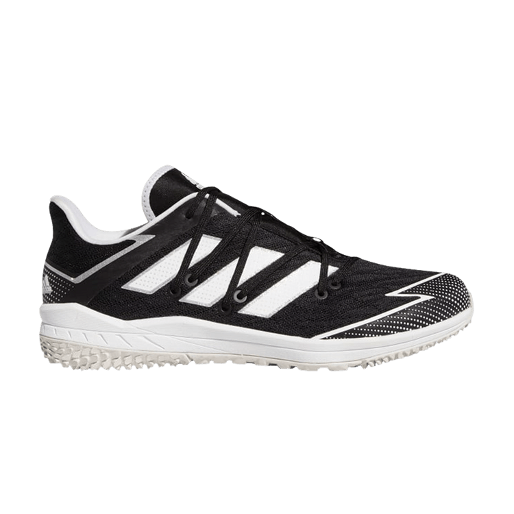 Adidas Adizero Afterburner Turf 'Core Black' — Core Black/Cloud White/Grey One
