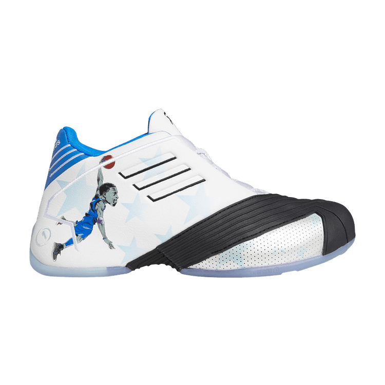 Adidas T-Mac 1 'Geek Up' — Footwear White/Core Black/Glow Blue
