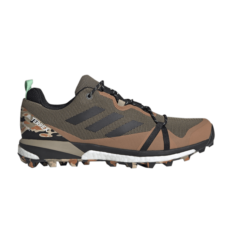 Adidas Terrex Skychaser LT Gore-Tex 'Hemp Black' — Hemp/Core Black/Glory Mint