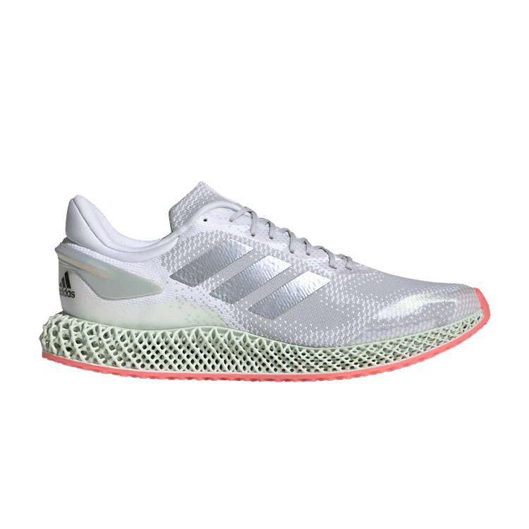 Adidas 4D Run 1.0 'White Signature Pink' Sample — Cloud White/Silver Metallic/Signal Pink