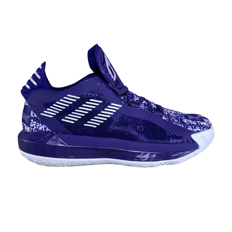 Adidas Dame 6 Team 'Hecklers Pack - Active Purple' — Active Purple/Footwear White/Active Purple