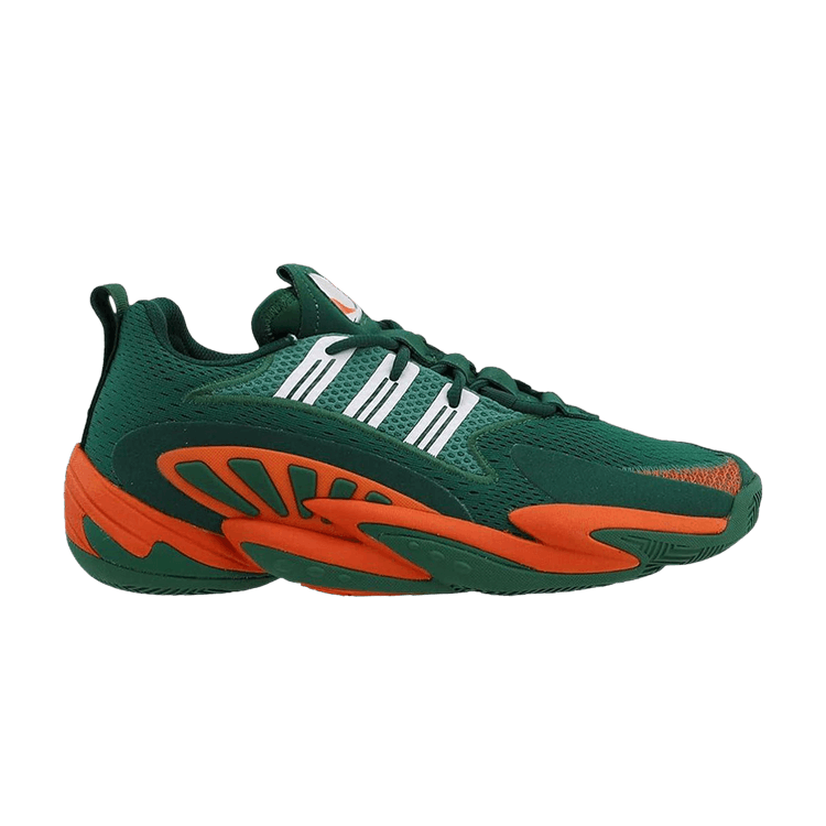Adidas Crazy BYW 2.0 'Miami Hurricanes' PE — Dark Green/Clear Orange/Footwear White