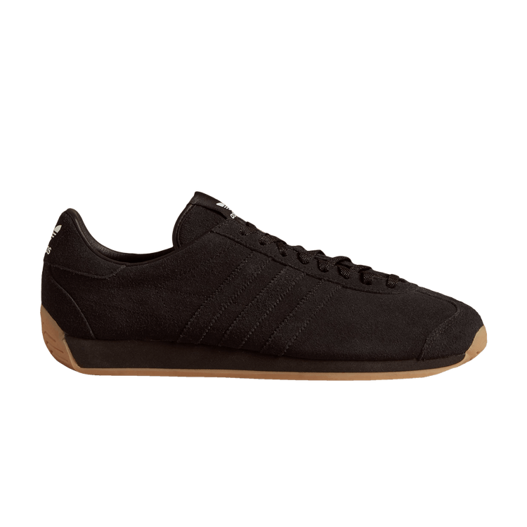 The KHAITE x adidas Country OG 'Black Gum' — Core Black/Core Black/Core Black