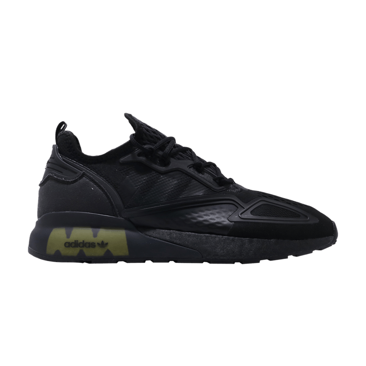 Adidas ZX 2K Boost 'Black Solar Yellow' — Core Black/Solar Yellow/Footwear White