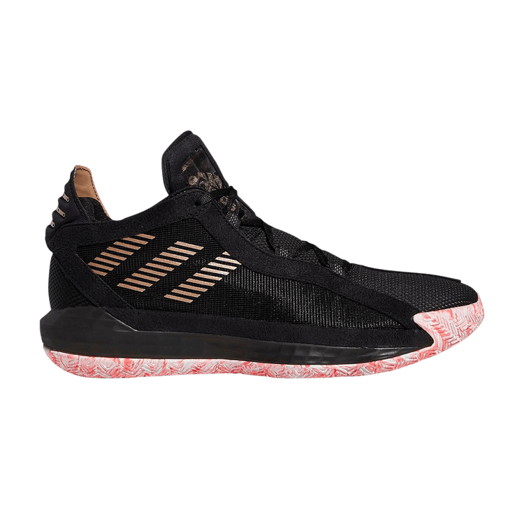 Adidas Dame 6 'Signal Pink' — Core Black/Signal Pink/Footwear White