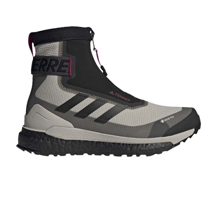 Adidas Wmns Terrex Free Hiker Cold.Rdy 'Metal Grey Black' — Metal Grey/Core Black/Power Berry