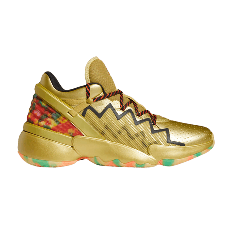 Adidas D.O.N. Issue #2 'Gummy Bears' — Gold Metallic/Core Black/Solar Gold