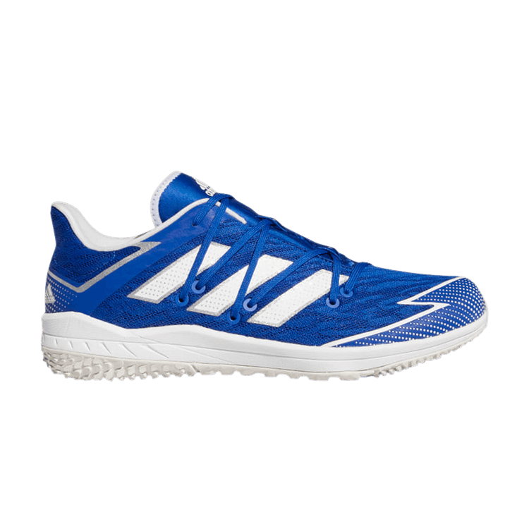 Adidas Adizero Afterburner Turf 'Royal Blue' — Royal Blue/Cloud White/Grey