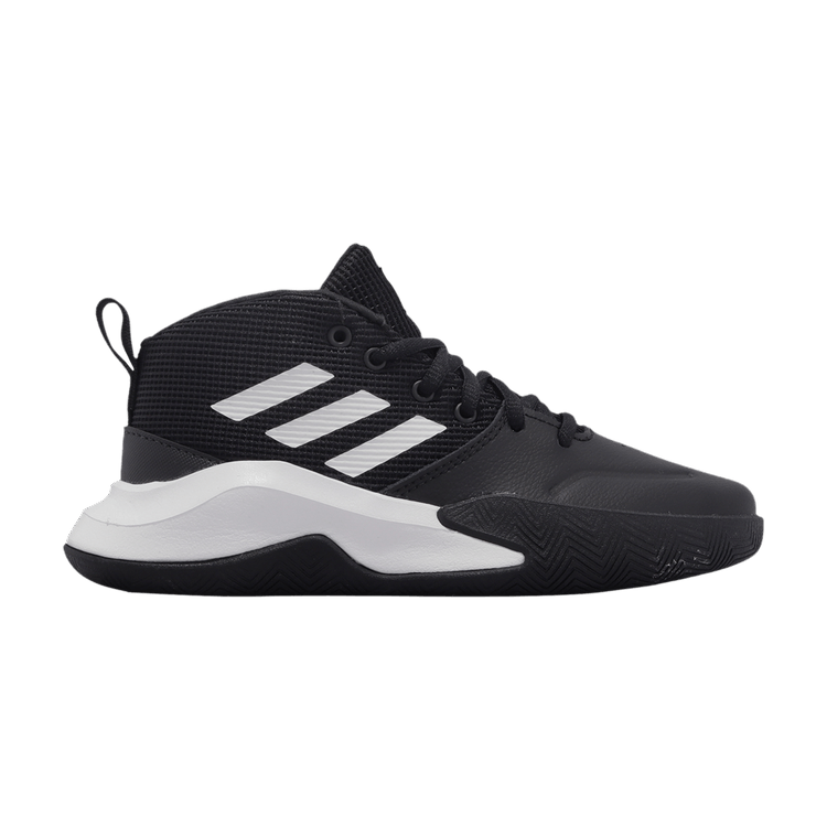 Adidas Own The Game Wide K 'Black White' — Core Black/Cloud White/Cloud White