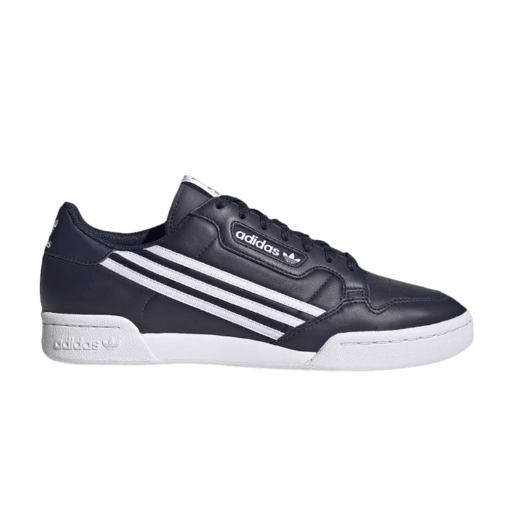 Adidas Continental 80 'Three Stripes - Collegiate Navy' — Collegiate Navy/Cloud White/Collegiate Navy