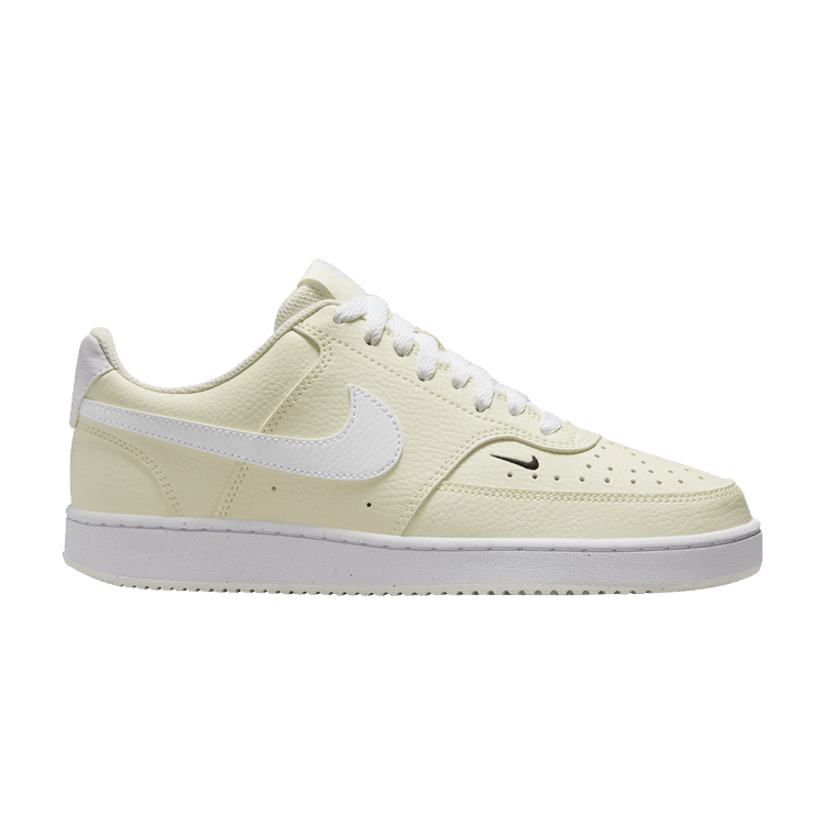 Nike Wmns Court Vision Low Next Nature 'Pale Ivory' — White/Black/Pale Ivory