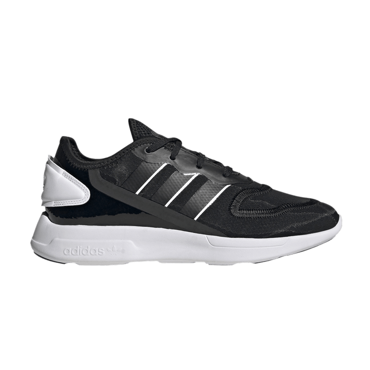 adidas Wmns ZX 2K Florine 'Black White' — Core Black/Core Black/Cloud White