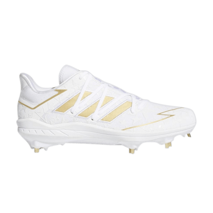 Adidas Adizero Afterburner 7 'Playoffs' — Cloud White/Gold Metallic/Gold Metallic