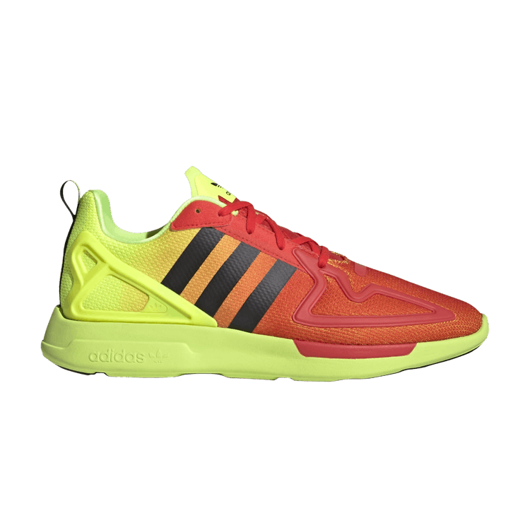 Adidas ZX 2K Flux 'Solar Yellow Hi-Res Red' — Solar Yellow/Hi-Res Red/Core Black