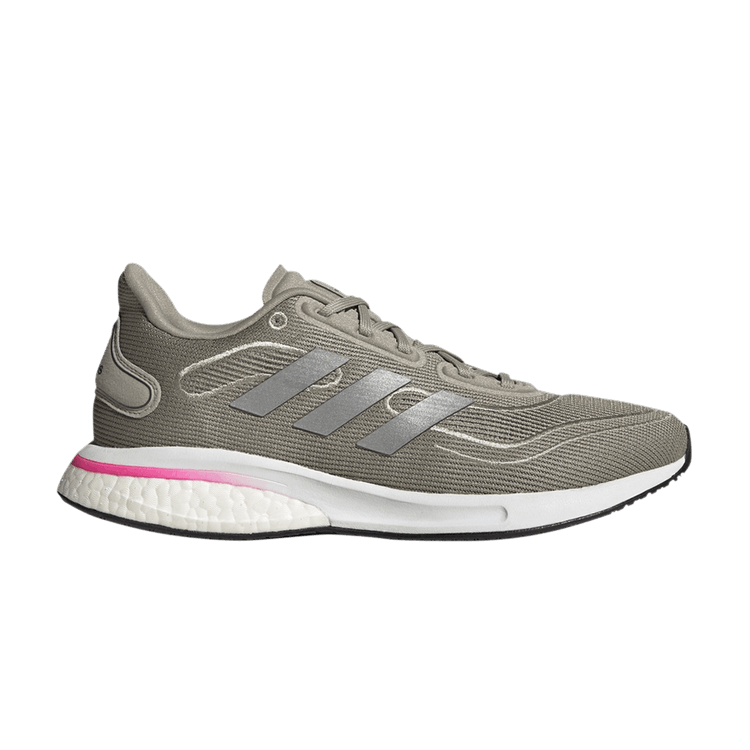 Adidas Wmns Supernova 'Feather Grey' — Feather Grey/Silver Metallic/Shock Pink