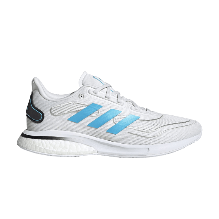 Adidas Wmns Supernova 'White Signal Cyan' — Crystal White/Signal Cyan/Core Black