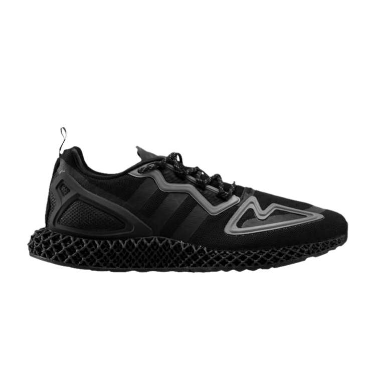 Adidas ZX 2K 4D 'Triple Black' Sample — Core Black/Core Black/Core Black