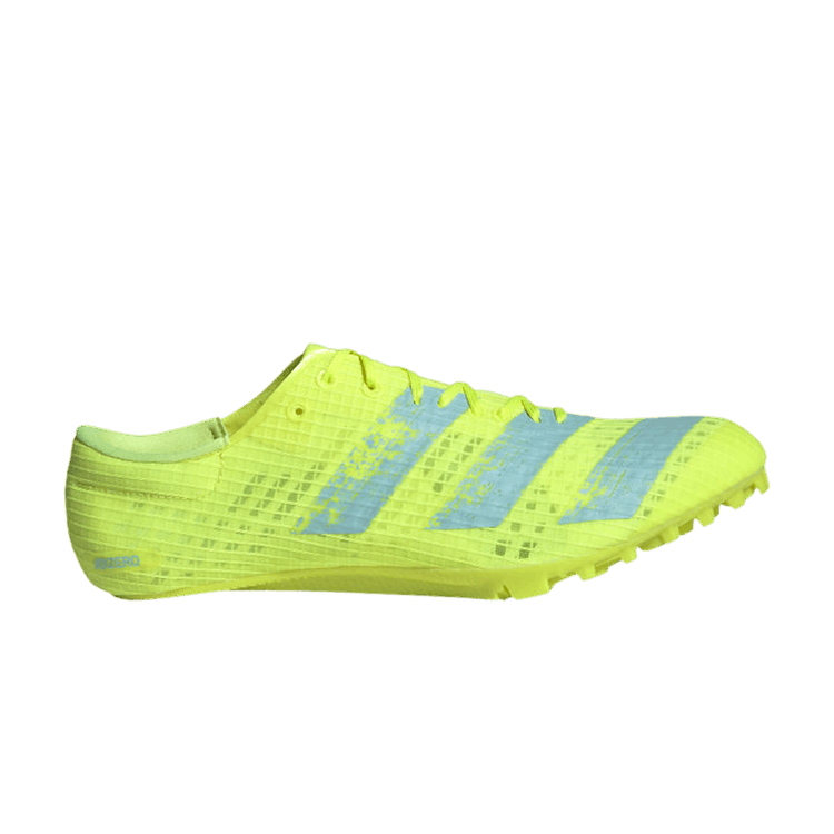 Adidas Adizero Finesse Spikes 'Solar Yellow Aqua' — Solar Yellow/Clear Aqua/Core Black