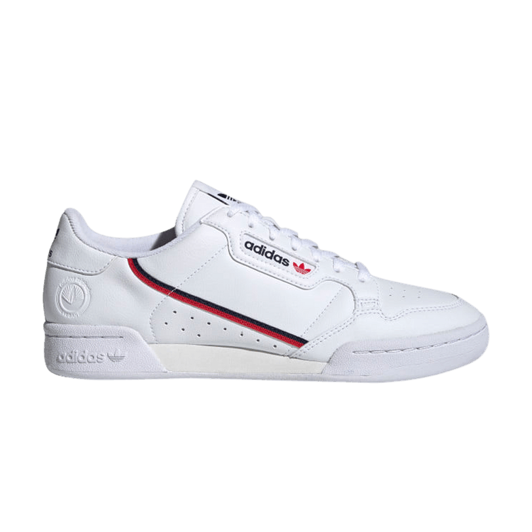 adidas Continental 80 'Vegan' — Cloud White/Collegiate Navy/Scarlet