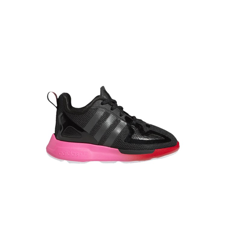 Adidas ZX 2K Flux Infant 'Black Pink' — Cloud White/Core Black/Grey Two