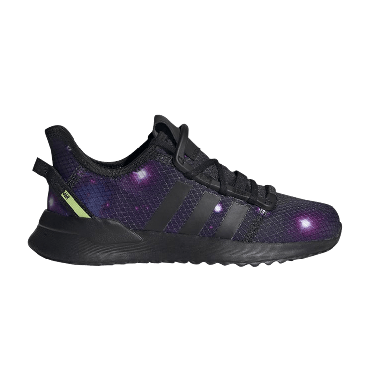 Adidas U_Path Run C J 'Galaxy Print' — Core Black/Core Black/Glory Purple