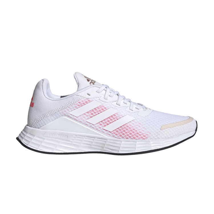 Adidas Wmns Duramo SL 'White Signal Pink' — Cloud White/Cloud White/Signal Pink