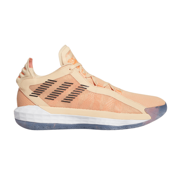 adidas Dame 6 'International Women's Day' — Glow Orange/Core Black/Signal Coral