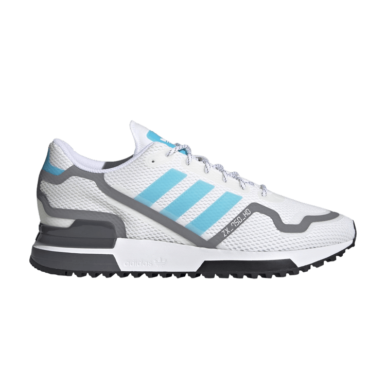 Adidas ZX 750 HD 'White Bright Cyan' — Cloud White/Bright Cyan/Core Black