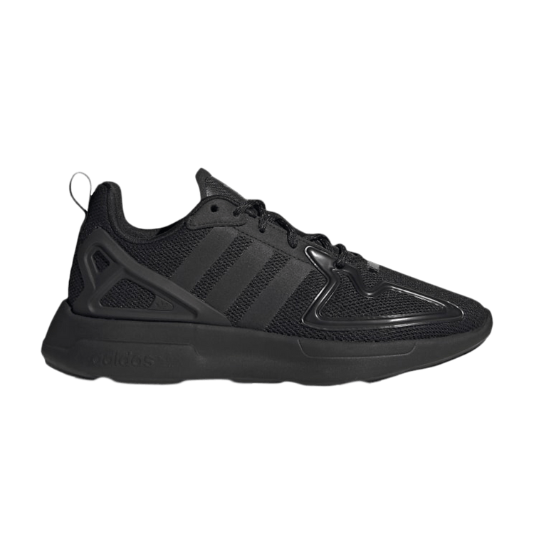 Adidas ZX 2K Flux J 'Monochrome Black' — Core Black/Core Black/Grey