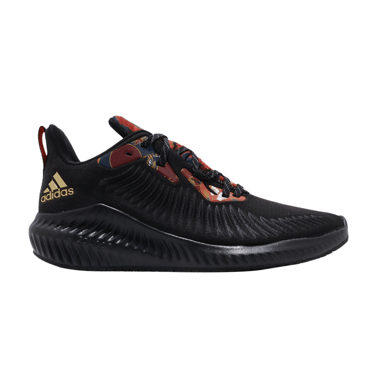Adidas AlphaBounce 3 'CNY' — Black/Gold/Red