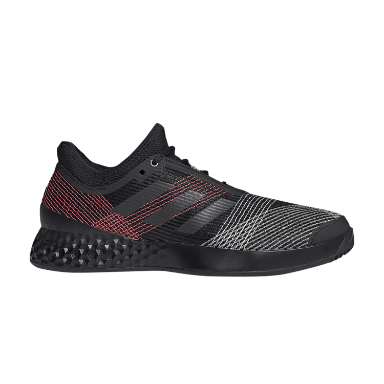 Adidas Adizero Ubersonic 3 HC 'Black Signal' — Core Black/Core Black/Signal Pink