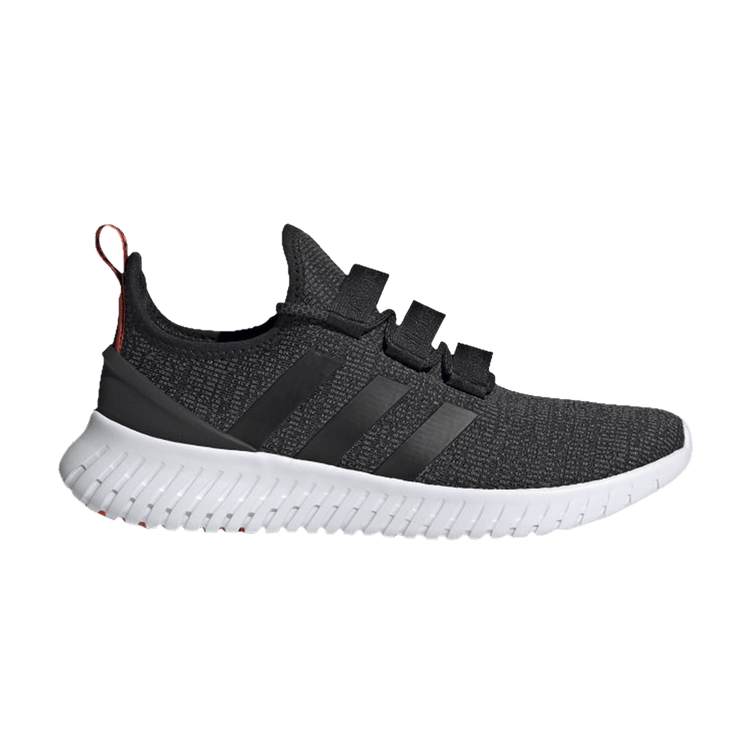 Adidas Kaptir 'Black' — Core Black/Core Black/Semi Solar Red