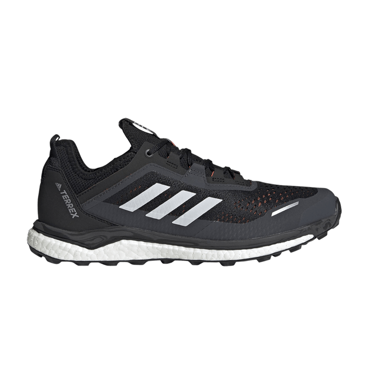 Adidas Terrex Agravic Flow 'Black White' — Core Black/Crystal White/Solar Red