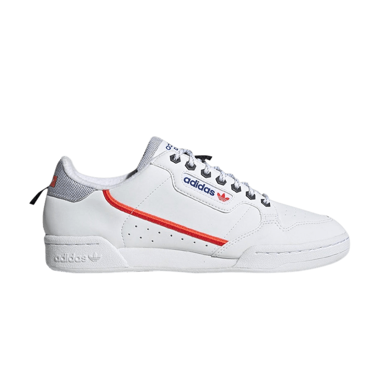 adidas Continental 80 'adiTech' — Footwear White/True Orange/Red