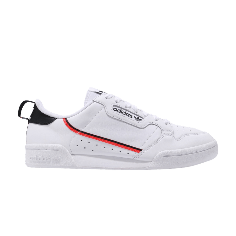 Adidas Continental 80 'White Solar Red' — Cloud White/Core Black/Solar Red