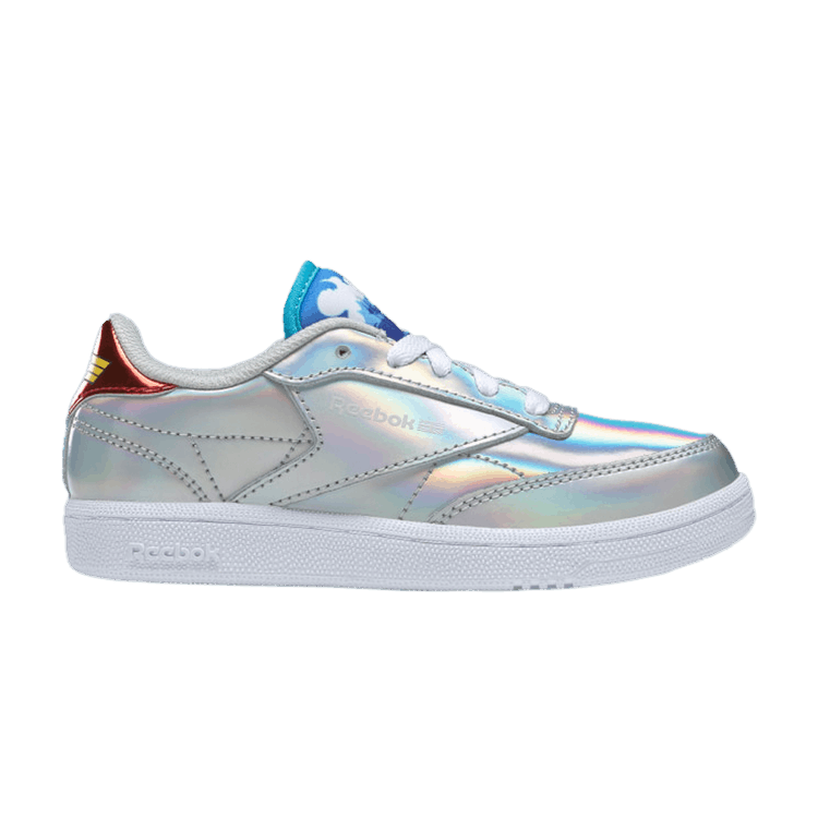 Wonder Woman 1984 x Reebok Club C 85 Little Kid 'Air Flight' — Silver Metallic/Silver Metallic/Silver Metallic