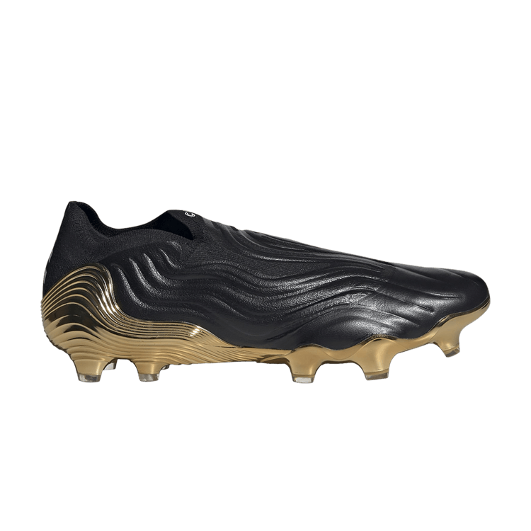 Adidas Copa Sense+ FG 'Black Gold Metallic' — Core Black/Cloud White/Gold Metallic
