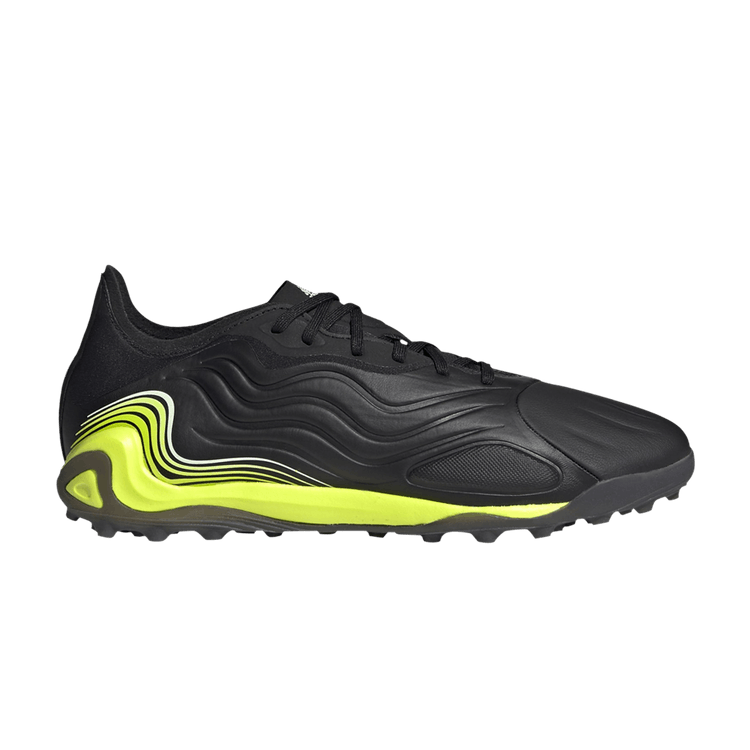 Adidas Copa Sense.1 TF 'Black Solar Yellow' — Core Black/Cloud White/Solar Yellow