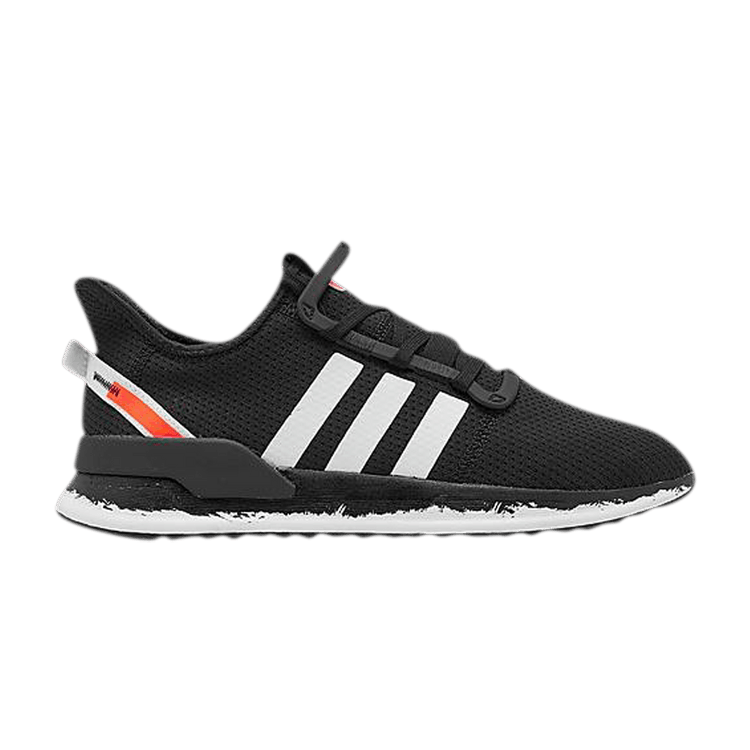 Adidas U_Path Run 'Black Signal Coral' — Core Black/Footwear White/Signal Coral