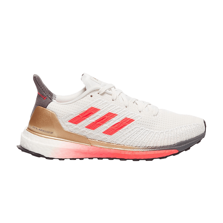 Adidas Wmns Solar Boost ST 19 'White Signal Pink Copper' — Crystal White/Signal Pink/Copper Metallic