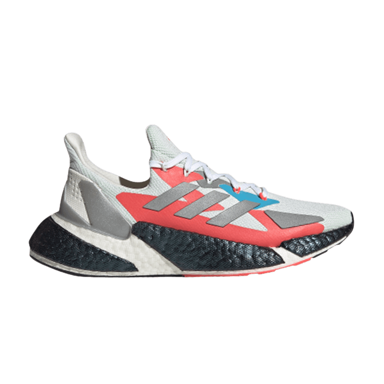 Adidas Wmns X9000L4 'Crystal White' — Crystal White/Silver Metallic/Signal Green