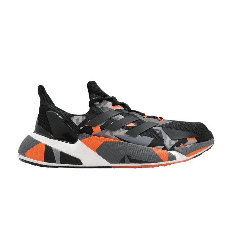 Adidas X9000L4 'Black Signal Orange' — Core Black/Core Black/Signal Orange