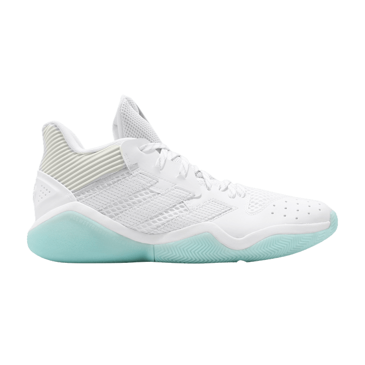 Adidas Harden Stepback 'White Sky Tint' — Footwear White/Silver Metallic/Sky Tint