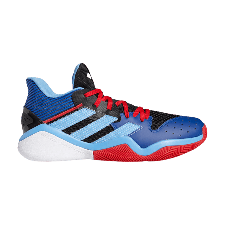 Adidas Harden Stepback 'Collegiate Royal Red' — Core Black/Team Light Blue/Collegiate Royal