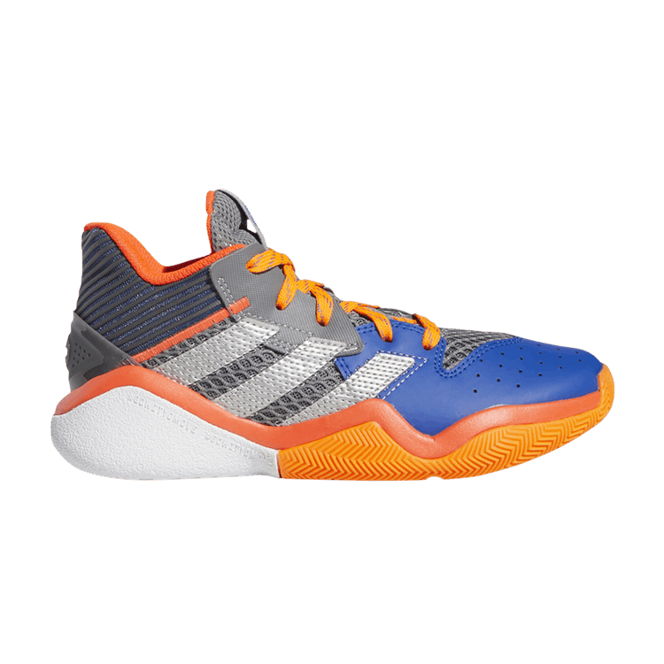Adidas Harden Stepback J 'Grey Royal Blue' — Grey Three/Silver Metallic/Royal Blue