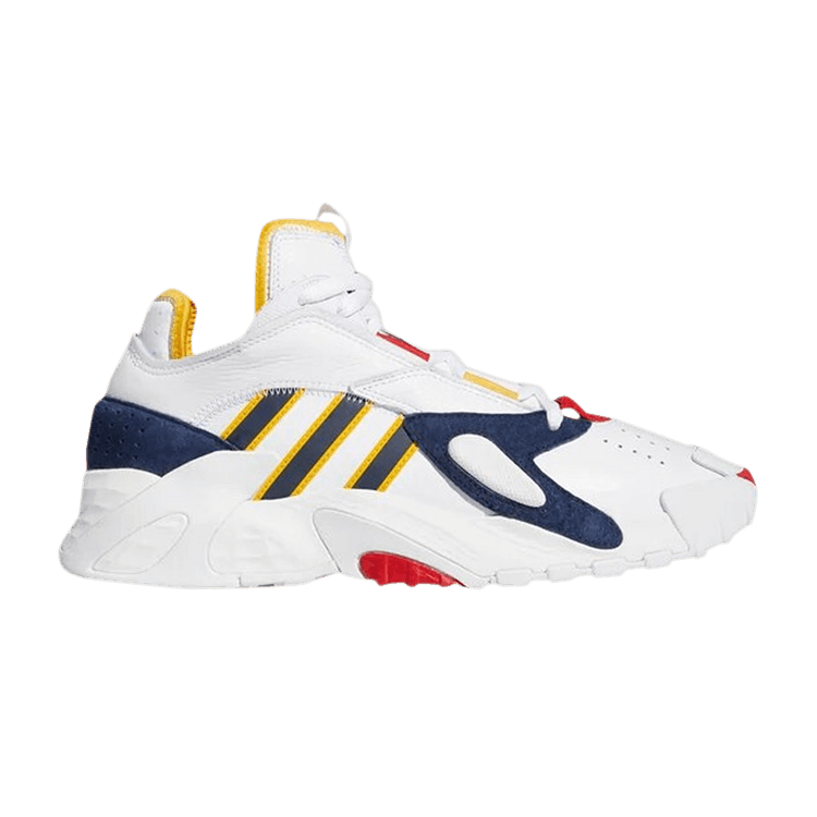 Adidas Streetball 'White Navy Scarlet' — Footwear White/Collegiate Navy/Scarlet